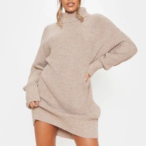 Pretty little thing knit turtleneck dress